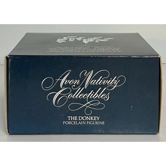 Avon Nativity Figurine THE DONKEY White Porcelain Christmas Decor - Picture 3 of 8